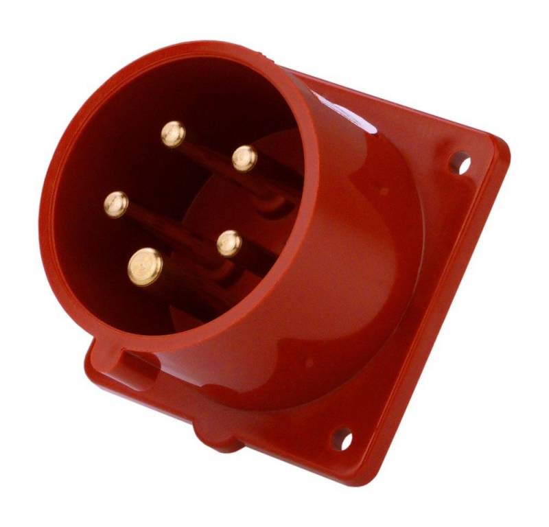 Mennekes Steckdose Anbaustecker 16A 5p 6h 400V IP44 Einbausteckdose gerade Typ, 1-St. von Mennekes