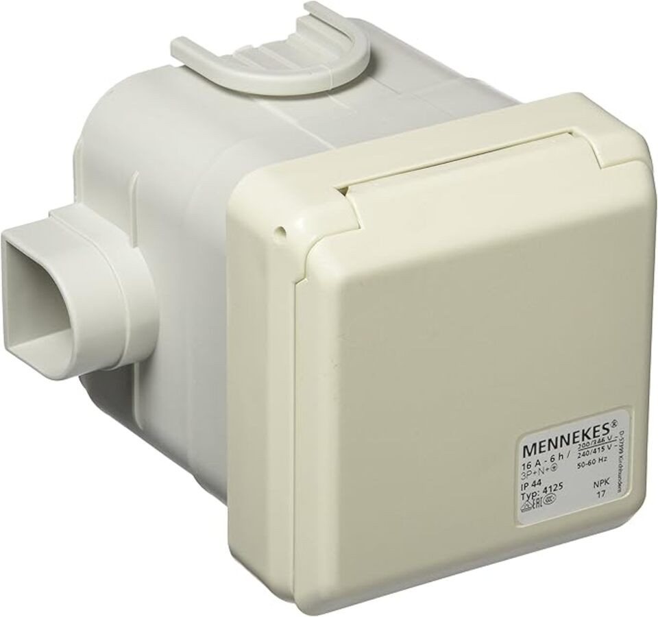 Mennekes Unterputz-Steckdose Mennekes 4125 Cepex-UP-Dose 16A5p6h400V IP44 Mennekes Unterputz-Steckdose Mennekes 4125 Cepex-UP-Dose 16A5p6h400V IP44 von Mennekes