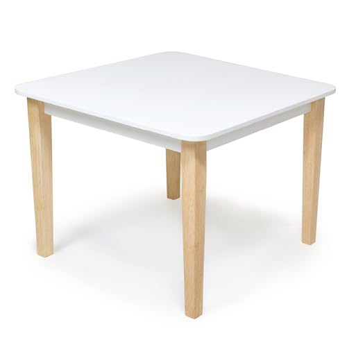 Mentari Premium Kindertisch aus Holz – Modernes und zeitloses Design für Spielzimmer, robuster Kleinkindtisch, nachhaltige Holzkonstruktion, nahtlose Passform für jedes Kinderzimmer! von Mentari