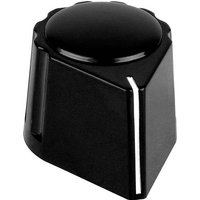 Mentor 428.611 428.611 Drehknopf mit Knopfmarkierung Schwarz (B x H) 26.5mm x 15mm 1St. von Mentor