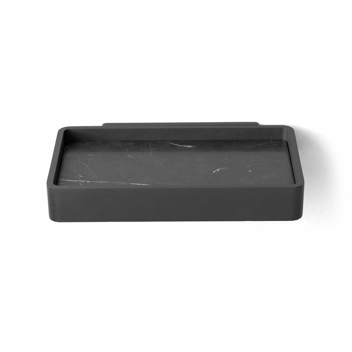 B-Ware Menu Bath Duschablage Badregal Duschregal Duschkorb Badezimmer Marmor Schwarz von Menu