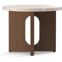 Beistelltisch Androgyne Side Table dark stained oak/Kunis Breccia von Audo Copenhagen