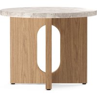 Beistelltisch Androgyne Side Table natural oak/ Kunis Breccia von Audo Copenhagen