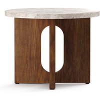 Beistelltisch Androgyne Side Table walnut/Kunis Breccia von Audo Copenhagen