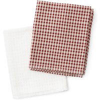 Geschirrtuch Set Troides burnt sienna von Audo Copenhagen