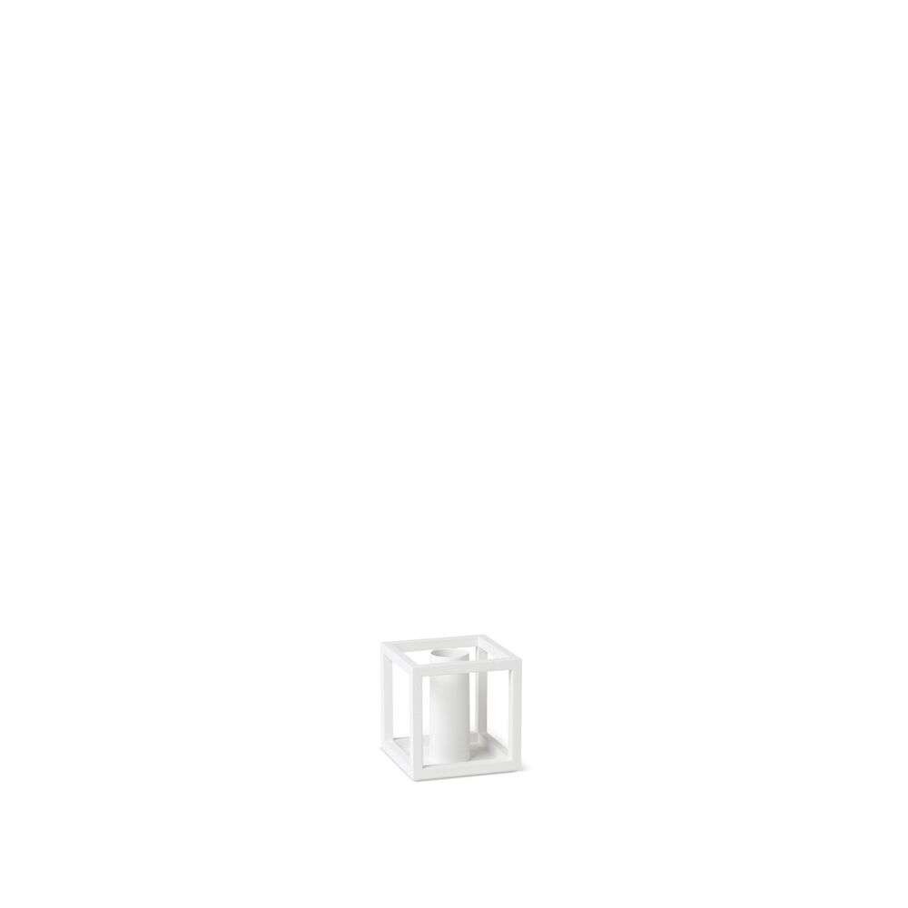 Audo Copenhagen - Kubus 1 Candle Holder White Audo Copenhagen von Audo Copenhagen