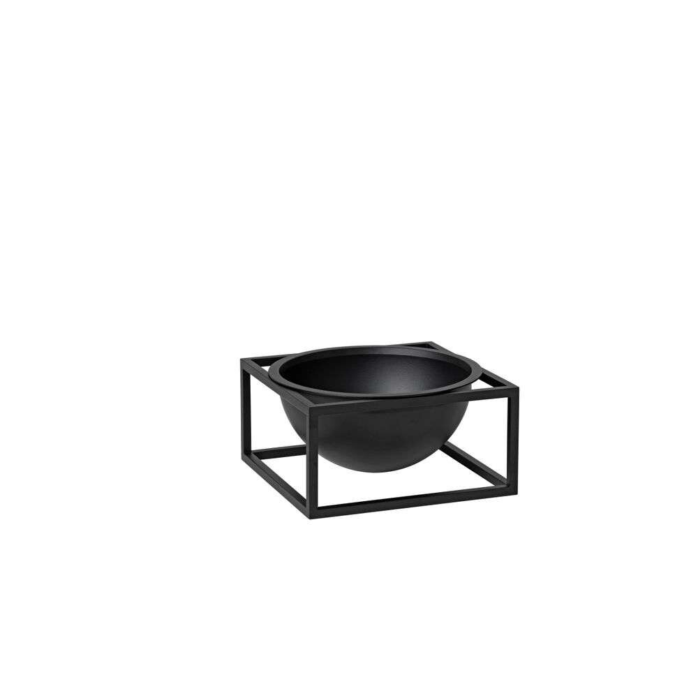 Audo Copenhagen - Kubus Bowl Centerpiece Small Black Audo Copenhagen von Audo Copenhagen