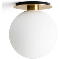 Wandleuchte TR Matt Bulb Ceiling/ Wall brushed brass von Audo Copenhagen