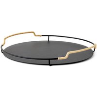 Audo - Balcony Serviertablett Ø 36,5 cm, schwarz von Audo