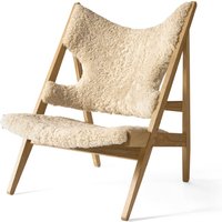 Audo - Knitting Chair, Eiche natur / Sheepskin Curly von Audo