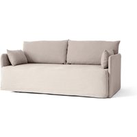 Audo - Offset 2-Sitzer Sofa mit abnehmbarem Bezug, Cotlin oat von Audo