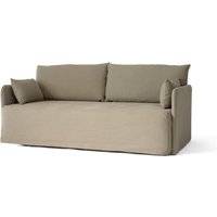 Audo - Offset 2-Sitzer Sofa mit abnehmbarem Bezug, Cotlin poppy seed Audo - Offset 2-Sitzer Sofa mit abnehmbarem Bezug, Cotlin poppy seed von Audo