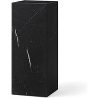 Audo - Plinth Pedestal Podest, H 75 cm, nero marquina von Audo