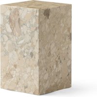 Audo - Plinth Tall Beistelltisch, Kunis Breccia von Audo