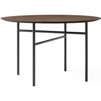Audo - Snaregade Tisch, Ø 120 cm, Eichenfurnier dunkel gebeizt von Audo