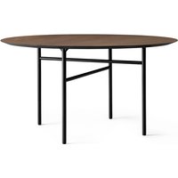 Audo - Snaregade Tisch, Ø 138 cm, Eichenfurnier dunkel gebeizt von Audo