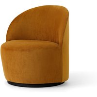 Audo - Tearoom Lounge Chair, Drehgelenk, braun (Champion 041) von Audo