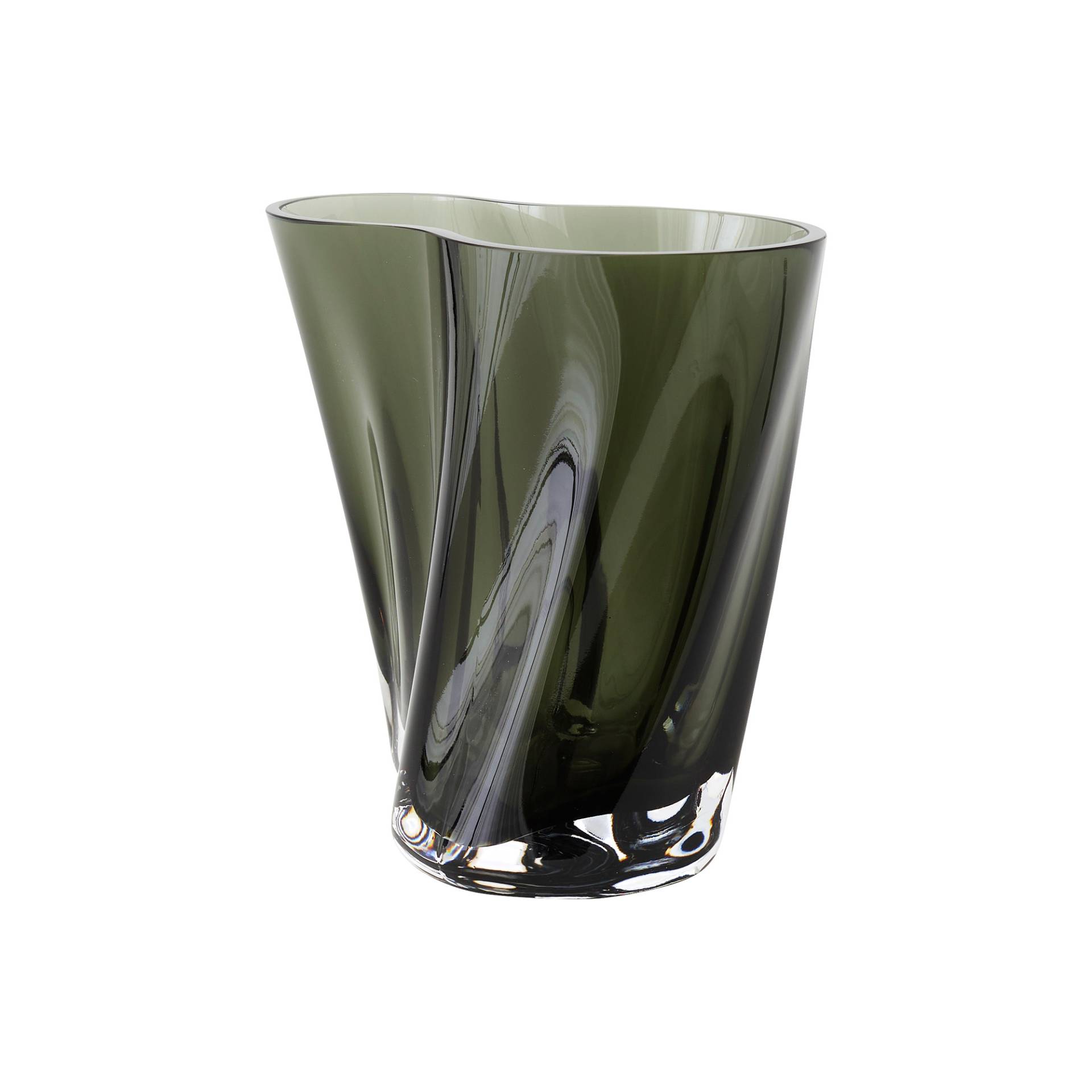 Audo - Aer Vase H 19cm - rauch/BxHxT 17.5x19x13cm von Audo