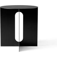Audo - Androgyne Beistelltisch Base, Ø 40 cm, schwarz von Audo