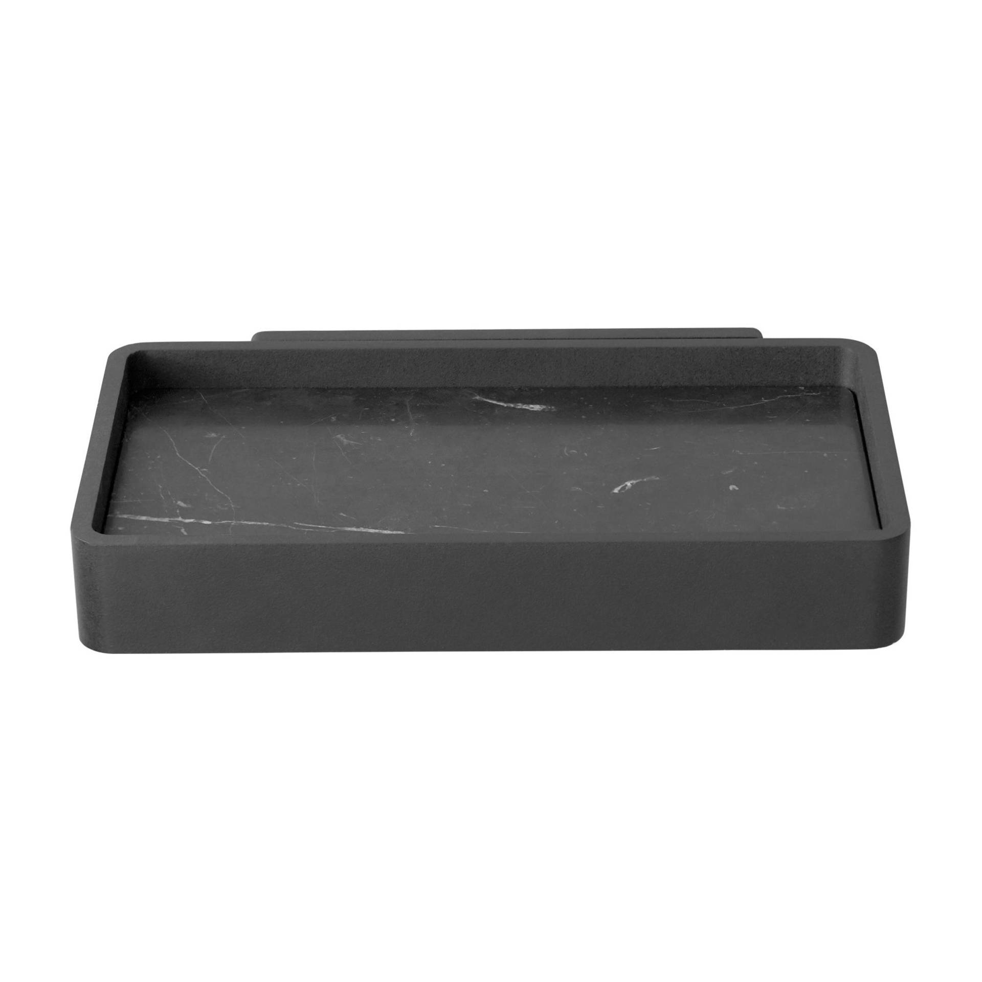 Audo - Badablage Marmor - schwarz/Marquina/BxHxT 20x3x11.7cm von Audo