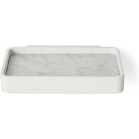 Audo - Bath Duschablage, Marmor / weiß von Audo
