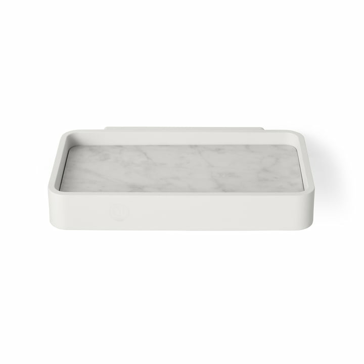 Menu Bath Duschablage Duschkorb Duschregal Badregal Hängeregal Marmor Weiß B-Ware von Menu