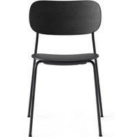 Audo - Co Dining Chair, schwarz / Eiche schwarz von Audo