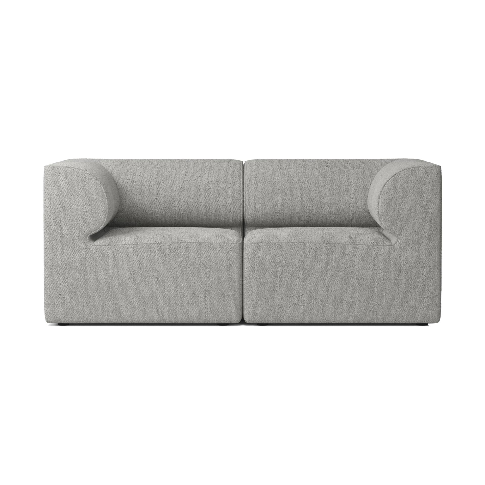 Audo - Eave 86 Modular 2-Sitzer Sofa - dunkelgrau/Stoff Menu Bouclé 16/BxHxT 172x70.5x86cm von Audo