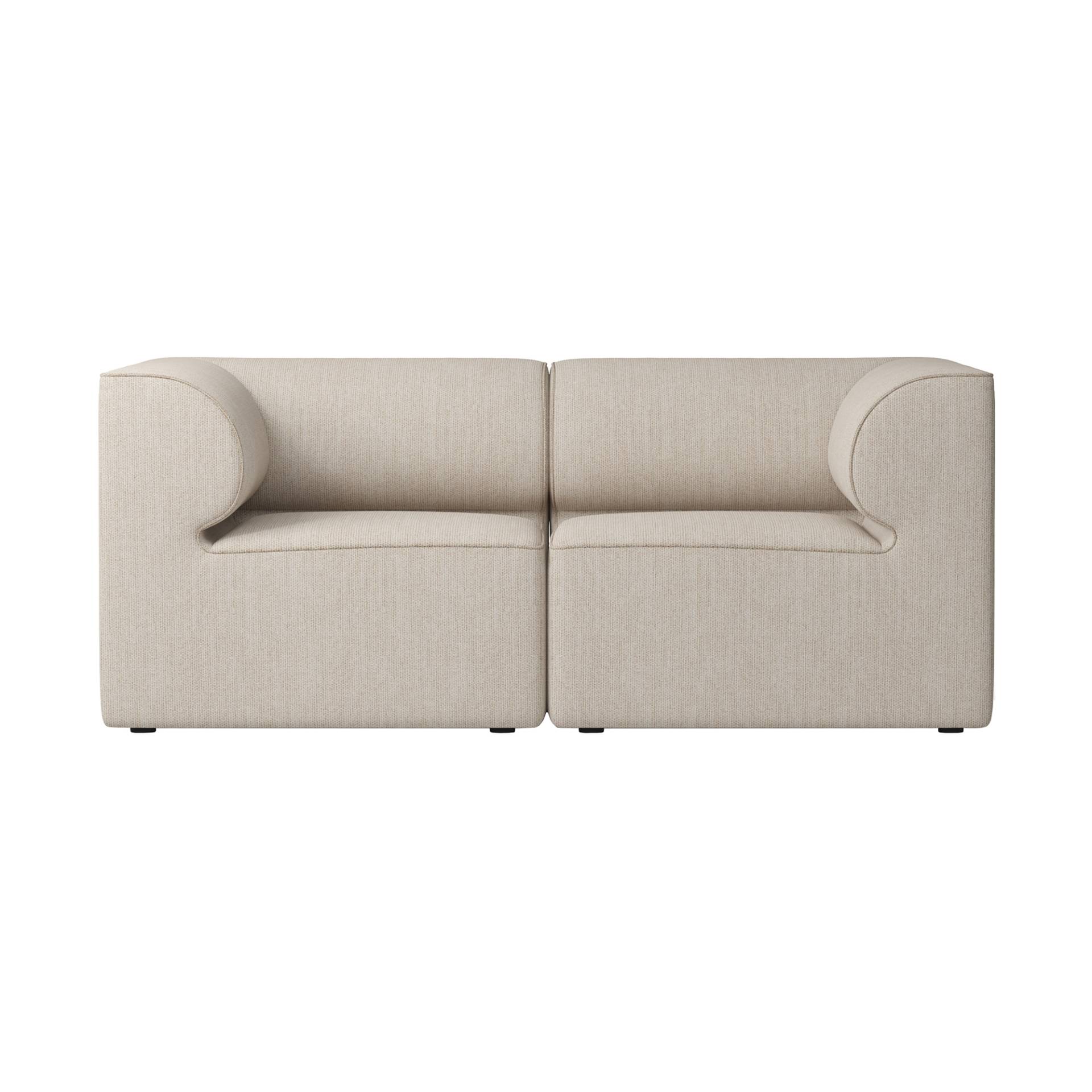 Audo - Eave 86 Modular 2-Sitzer Sofa - natur/Stoff Kvadrat Savanna 0202/BxHxT 172x70.5x86cm von Audo