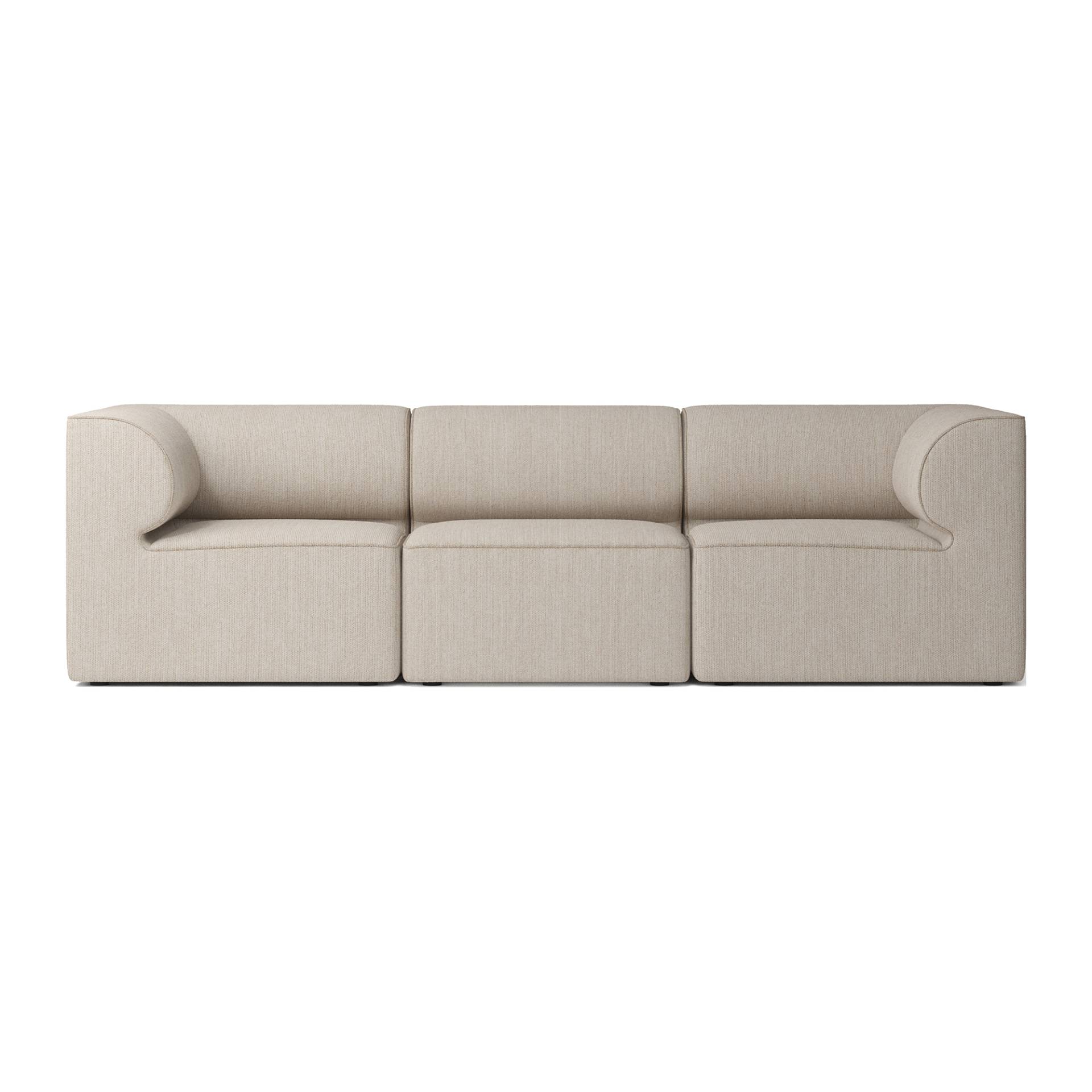 Audo - Eave 86 Modular 3-Sitzer Sofa - natur/Stoff Kvadrat Savanna 0202/BxHxT 247x70.5x86cm von Audo