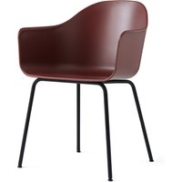 Audo - Harbour Chair (Stahl), schwarz / burned red von Audo