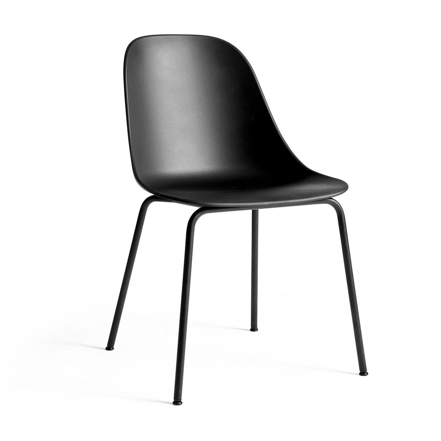 Audo - Harbour Side Chair Gestell schwarz - schwarz/BxHxT 58.5x81x55.7cm von Audo