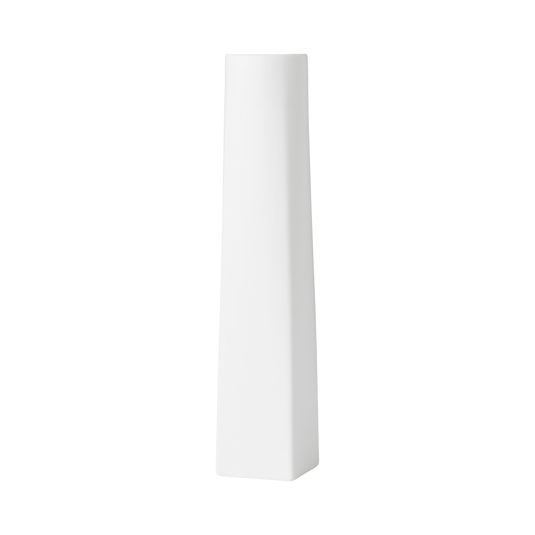Audo - Ignus LED Kerze Porzellan H 35cm - weiß/matt/HxØ 35x7cm/mit 3-Stufen-Dimmfunktion/ Schalter am Kerzenboden von Audo