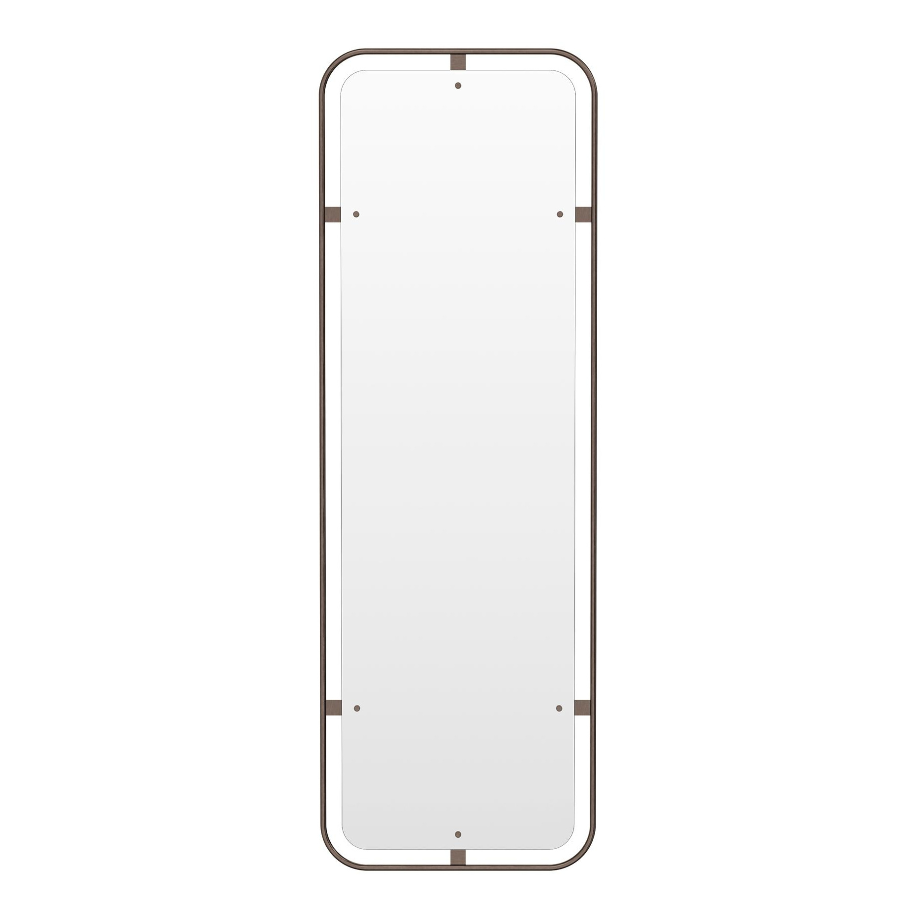 Audo - Nimbus Spiegel Rechteckig - messing/bronziert/BxHxT 53,4x158,4x2,2cm von Audo
