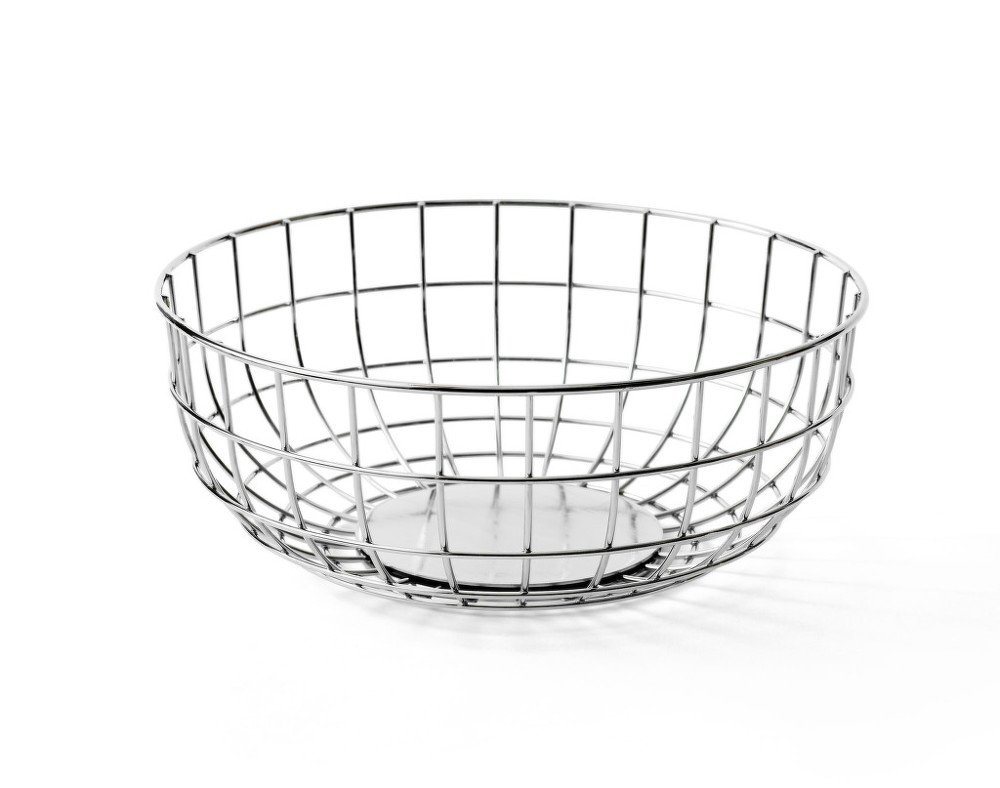 Menu Salatschüssel Menu Wire Bowl Silber, Stahl von Menu