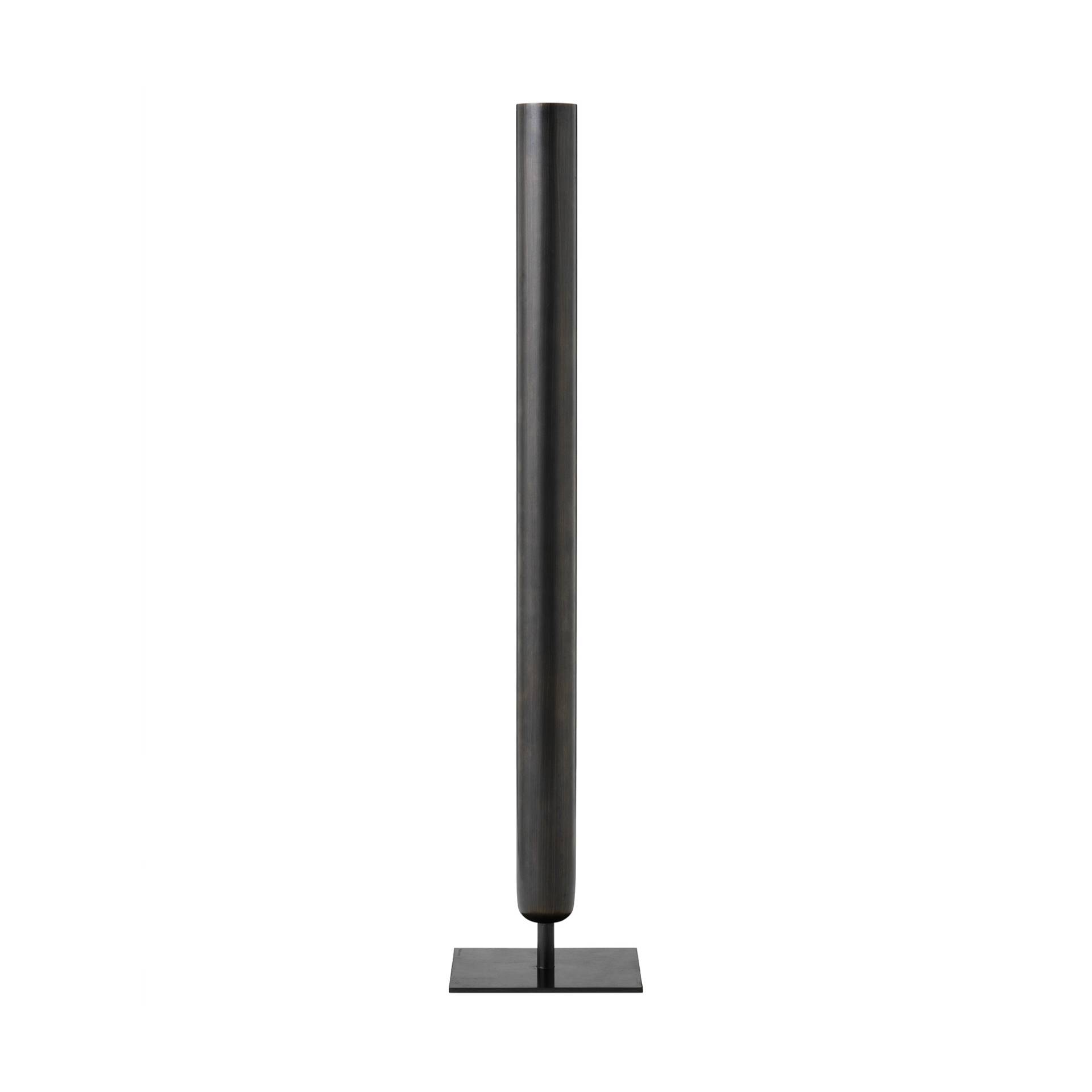 Audo - Stance Vase H 50cm - messing brüniert/HxT 40x11cm von Audo