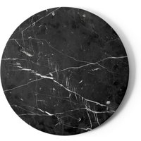 Audo - Tischplatte für Androgyne Beistelltisch Ø 42 cm, Marmor schwarz von Audo