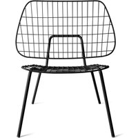 Audo - WM String Lounge Chair, schwarz von Audo