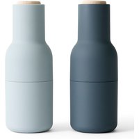 Salz- und Pfeffermühle Bottle Grinder Set blue/beech von Audo Copenhagen