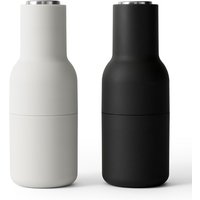 Salz- und Pfeffermühle Bottle Grinder Set carbon/steel von Audo Copenhagen