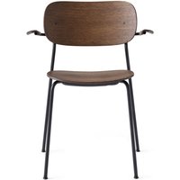Stuhl Co Dining Chair mit Armlehne dark stained oak von Audo Copenhagen
