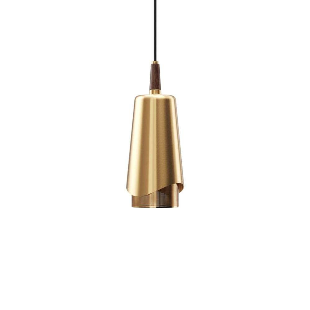 Audo Copenhagen - Umanoff Pendelleuchte Brass/Walnut von Audo Copenhagen