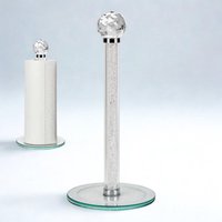 Kristall Papierhandtuchhalter Mit Funkelnden Diamant Akzenten | Bezaubernder Freistehender Küchenrollenständer Luxus Küche & Esszimmer Dekor von MenuLab