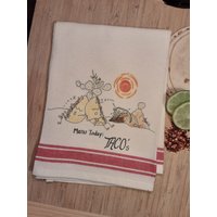 Siesta Taco Es Dishtowel von MenuMischief