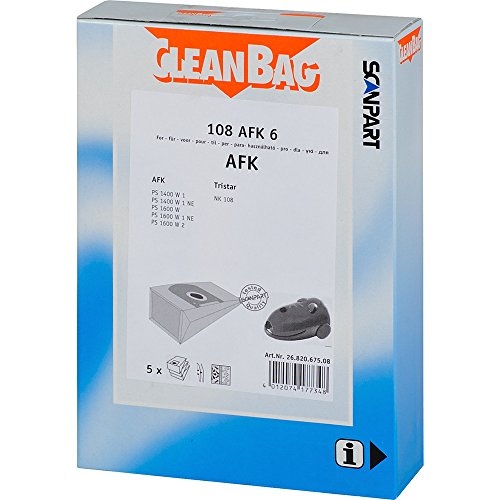 1 Stück 5 – St. 108 AFK6 Staubsauger Auspuff Filter der Hersteller von CleanBag... von Scanpart