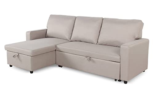 Menzzo Baleares Sofas, beige, L215 x P133 x H83 cm von Menzzo