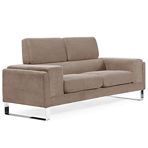 Menzzo Barth 2-Sitzer Sofa mit Cordbezug Taupe von Menzzo