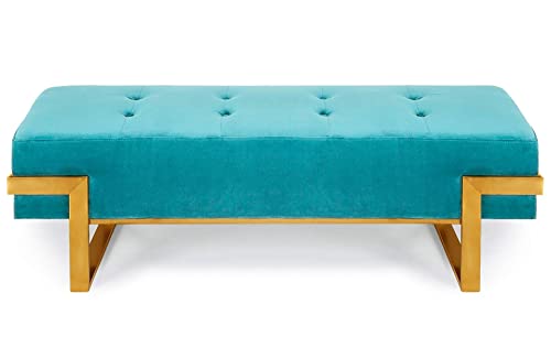 Menzzo Bench, blau/grün, L140 x P40 x H46 cm von Menzzo