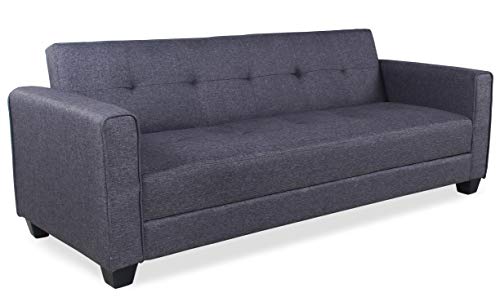 Menzzo Clayton Schlafsofa, Stoff, Grau, 200 cm Menzzo Clayton Schlafsofa, Stoff, Grau, 200 cm von Menzzo