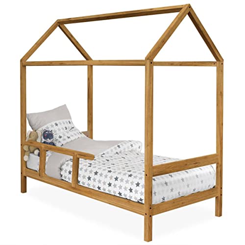 Menzzo Kinderbetten, Helle Eiche, L202 x P98 x H185cm von Menzzo